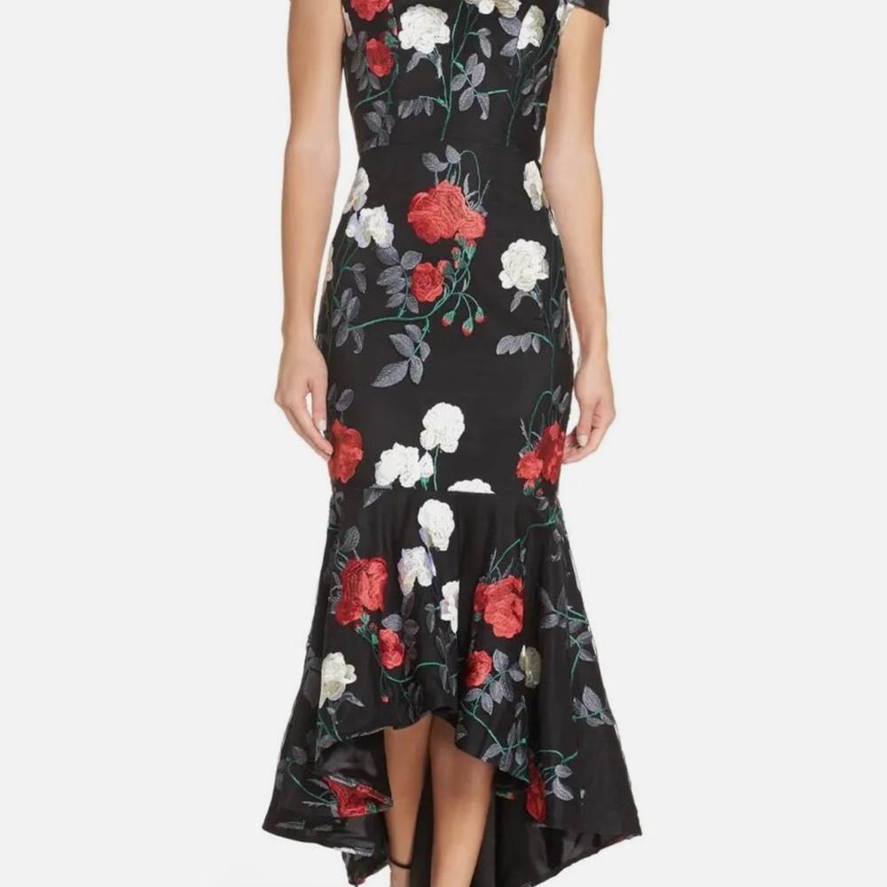 Chi Chi London Embroidered Fishtail Gown- New with Tags
